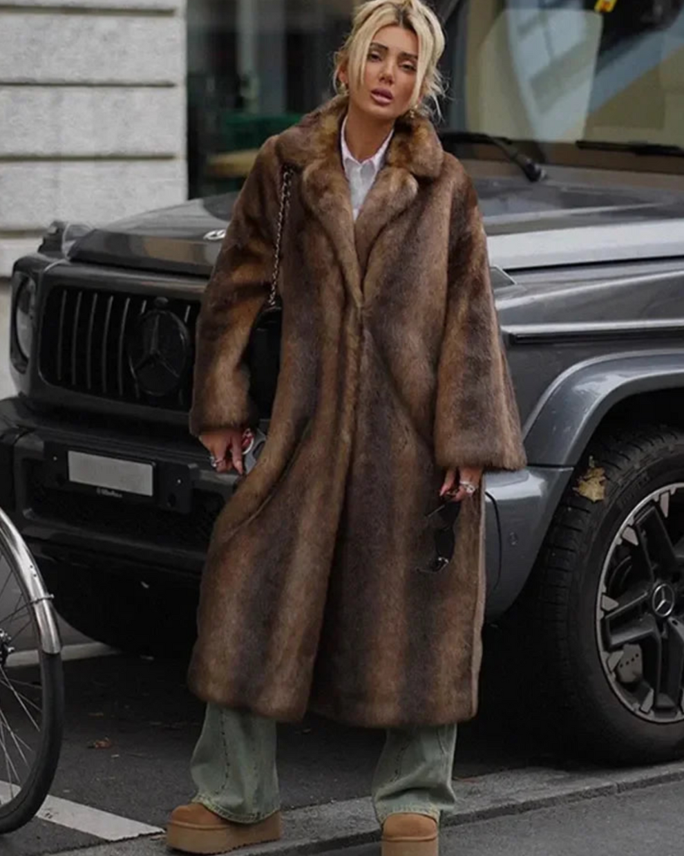 Celeste Faux Fur Coat