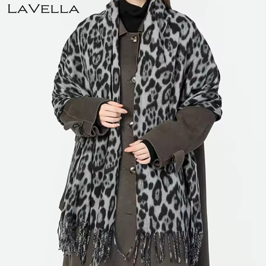 Sara leoparden Schal