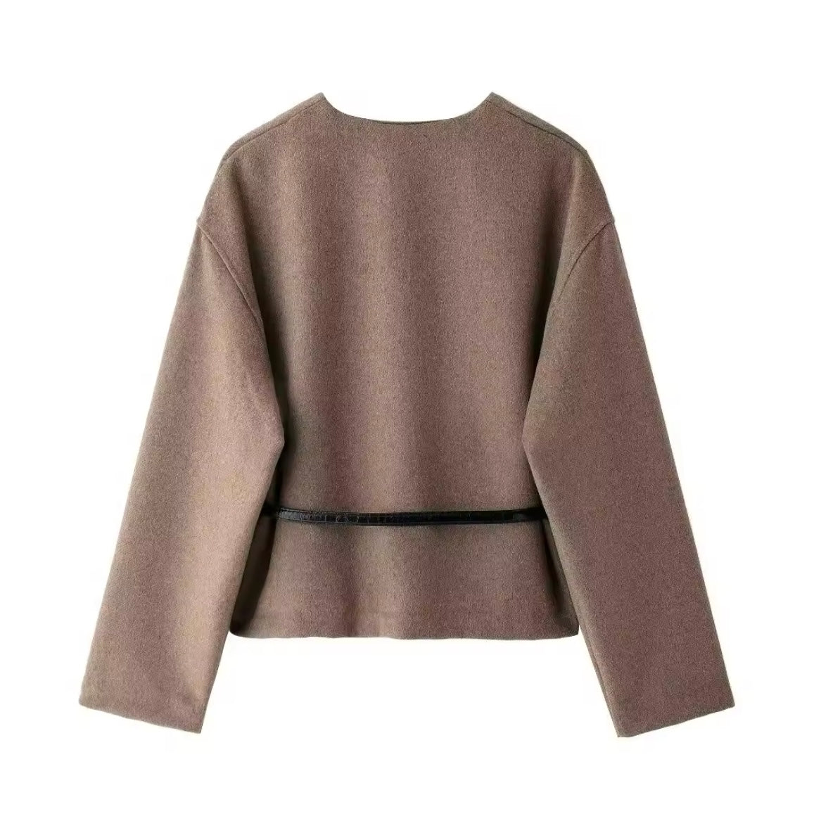 Serena Wrap – Elegante Gürteljacke mit V-Ausschnitt