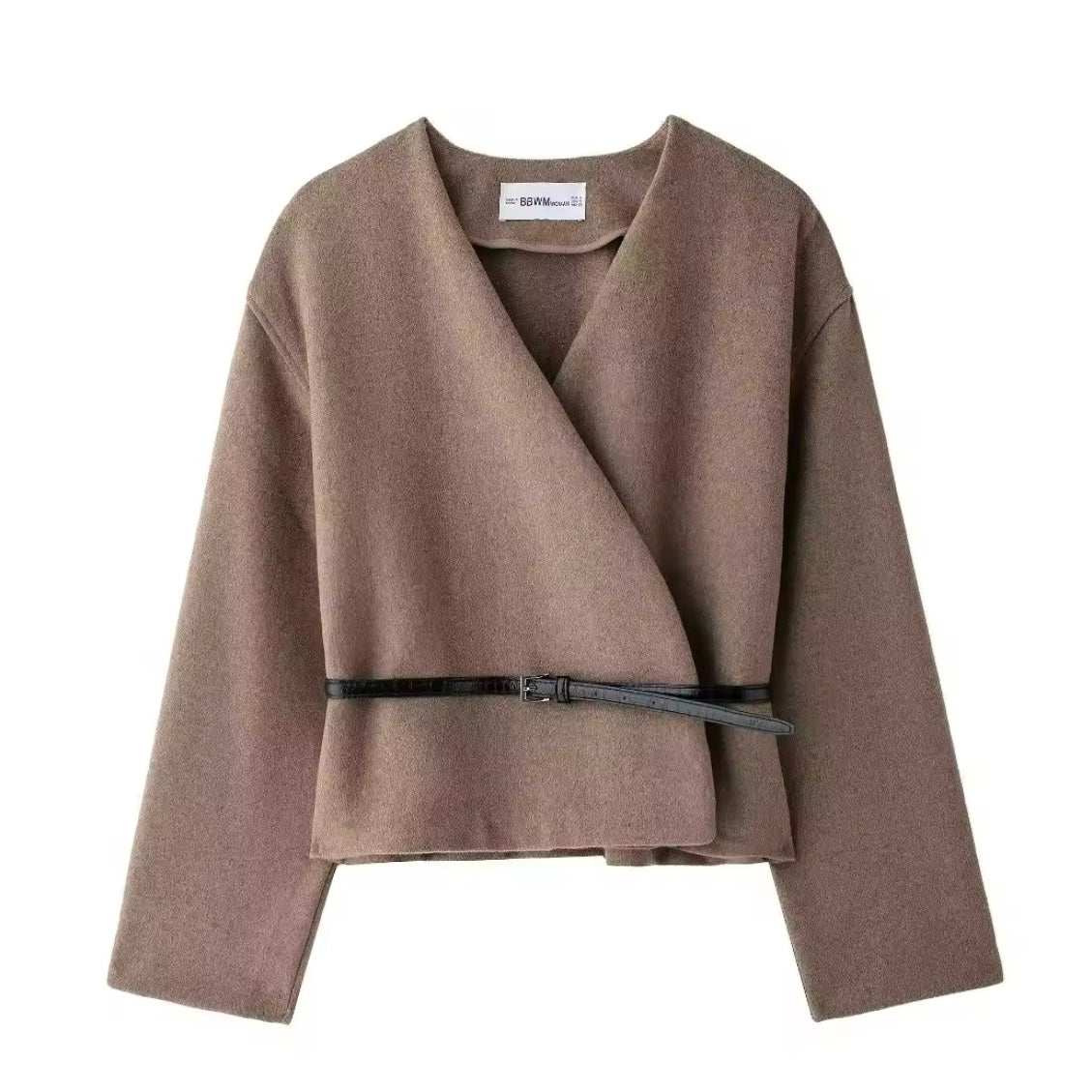 Serena Wrap – Elegante Gürteljacke mit V-Ausschnitt