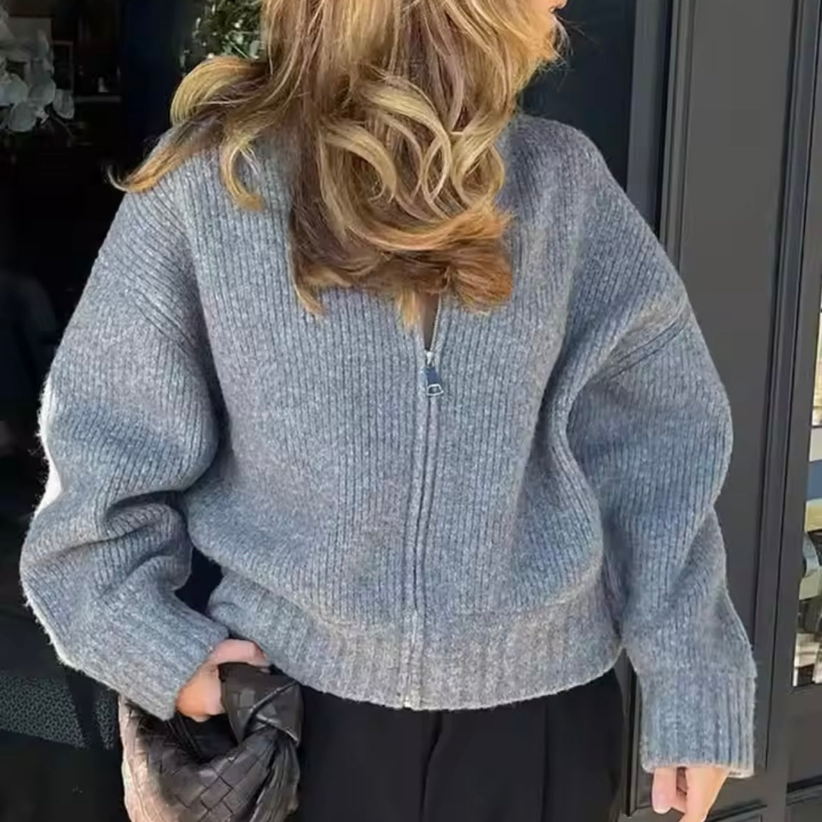 Ayliv Vintage Zipper Pullover