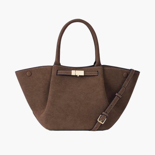 Vintage Suede Tote - Eleganz trifft Funktionalität