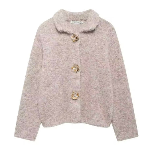 Bloom Button Cardigan