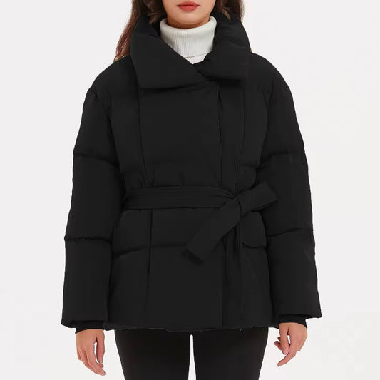 Padded Oversized Belted Puffer Jacket